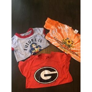 Girls Tshirt Lot Two Size Smalls One Medium